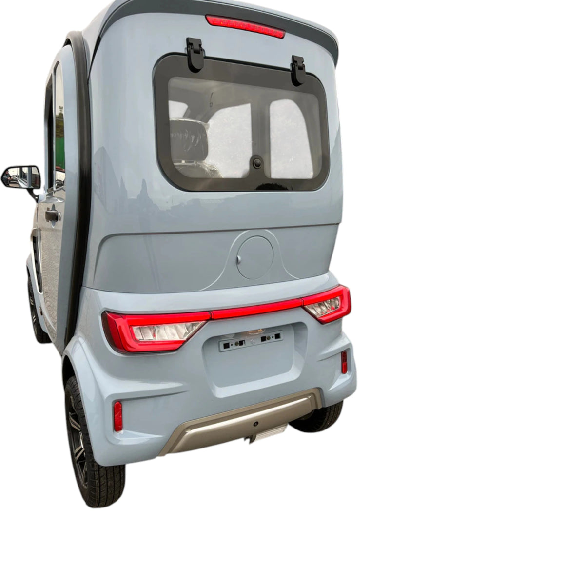 TTZ Electric invalidevoertuig 2.0 - Grijs - Elektrische invalide wagen rijbewijs vrij - 45 km/u - Canta auto - AE-trading