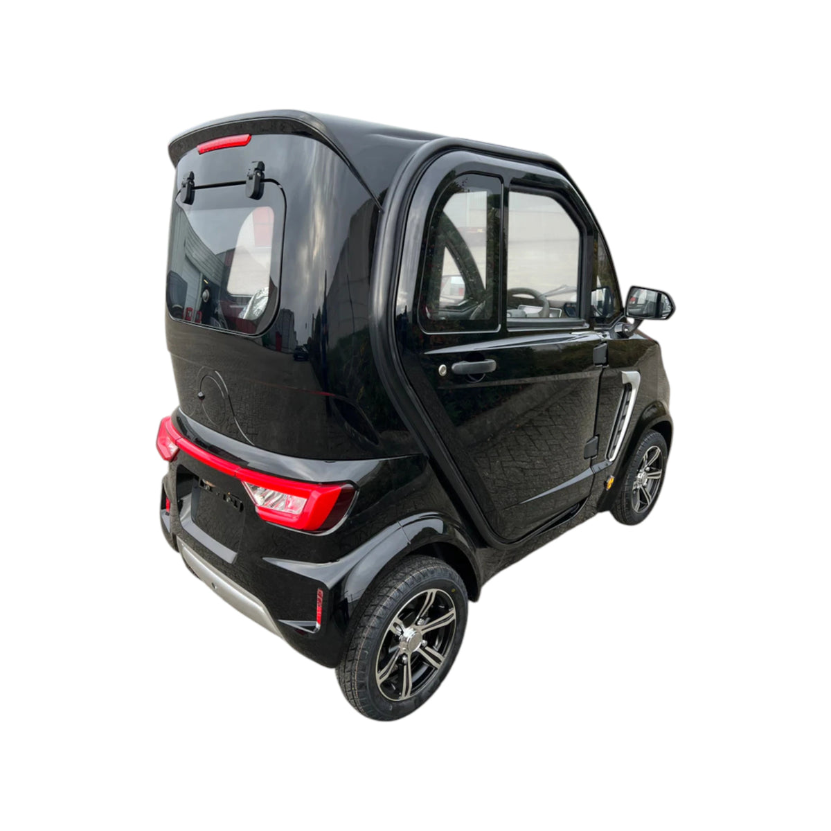 TTZ Electric invalidevoertuig 2.0 - Zwart - Elektrische invalide wagen rijbewijs vrij - 45 km/u - Canta auto - AE-trading