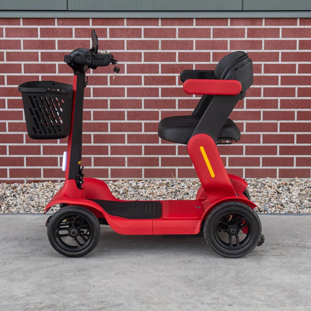 TTZ Opvouwbare Elektrische Scootmobiel - Rood - AE-trading