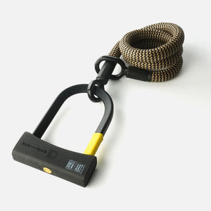 Texlock Eyelet – Beige/Zwart – L (160cm) – D-slot - AE-trading