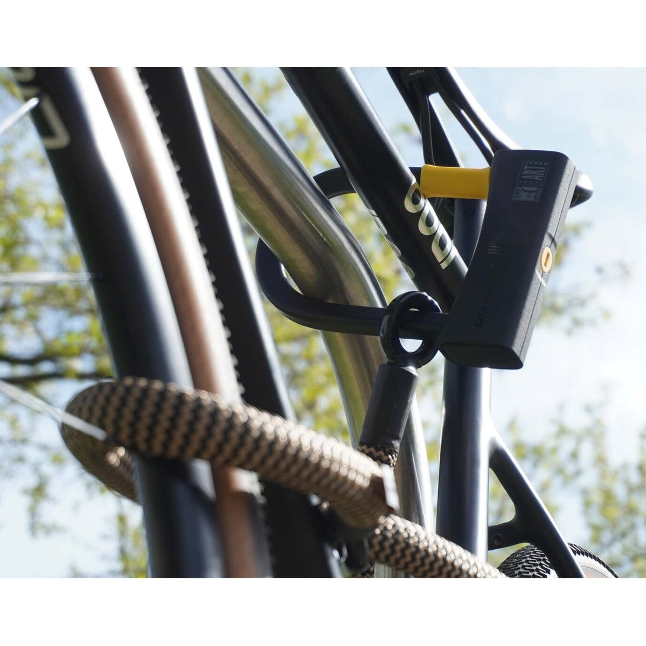 Texlock Eyelet – Beige/Zwart – L (160cm) – D-slot - AE-trading