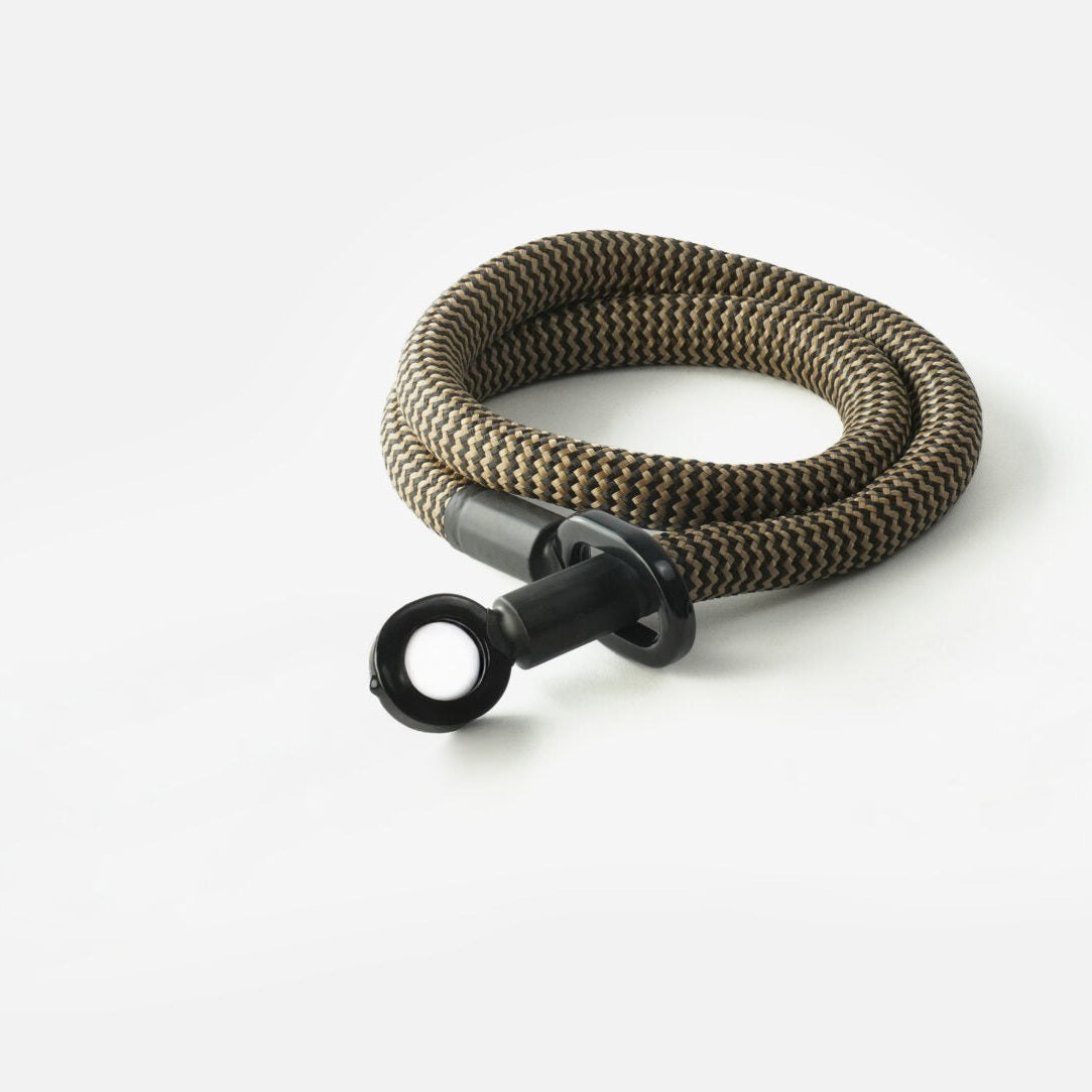 Texlock Eyelet – Beige/Zwart – M (120cm) – Zonder Beugelslot - AE-trading