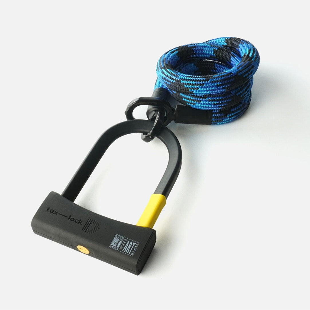 Texlock Eyelet – Blauw/Zwart – L (160cm) – D-slot - AE-trading