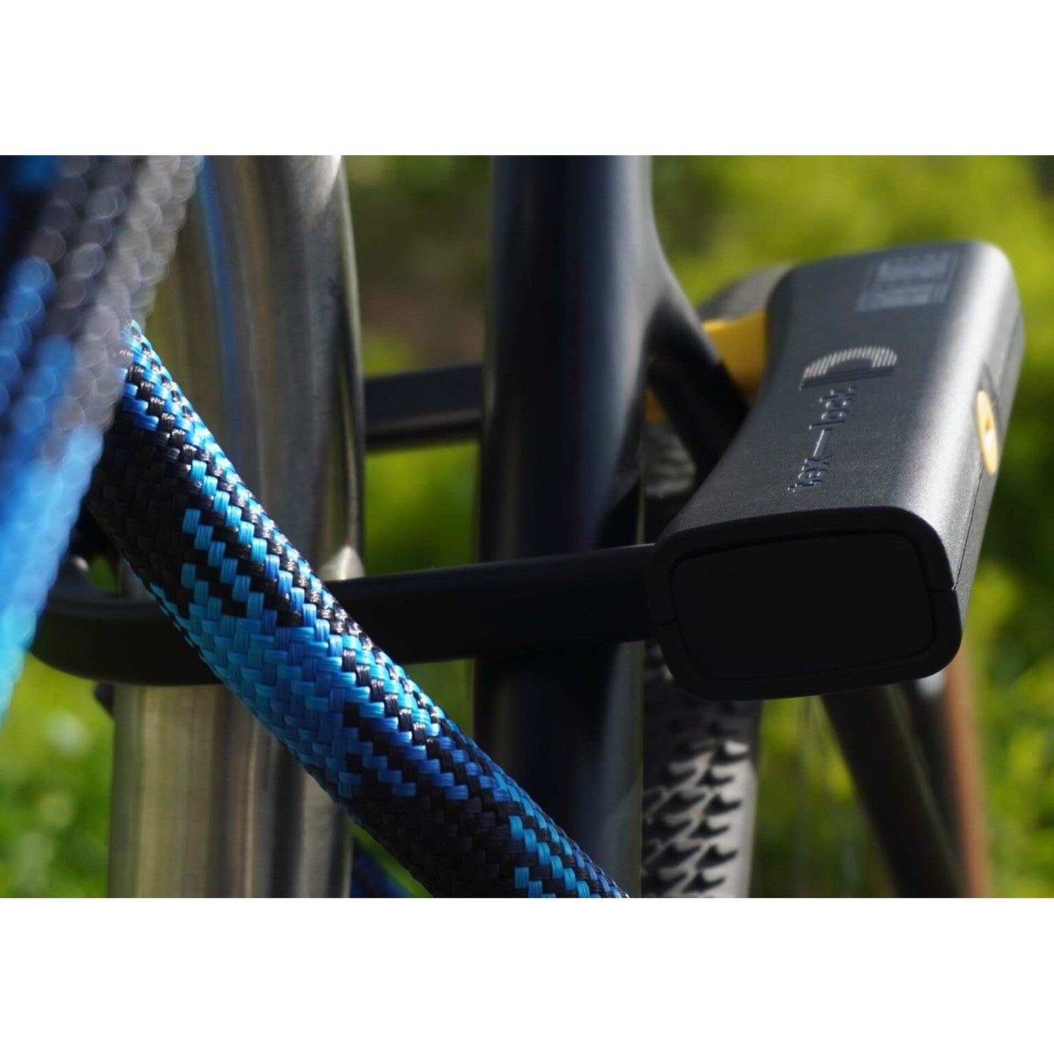 Texlock Eyelet – Blauw/Zwart – L (160cm) – D-slot - AE-trading