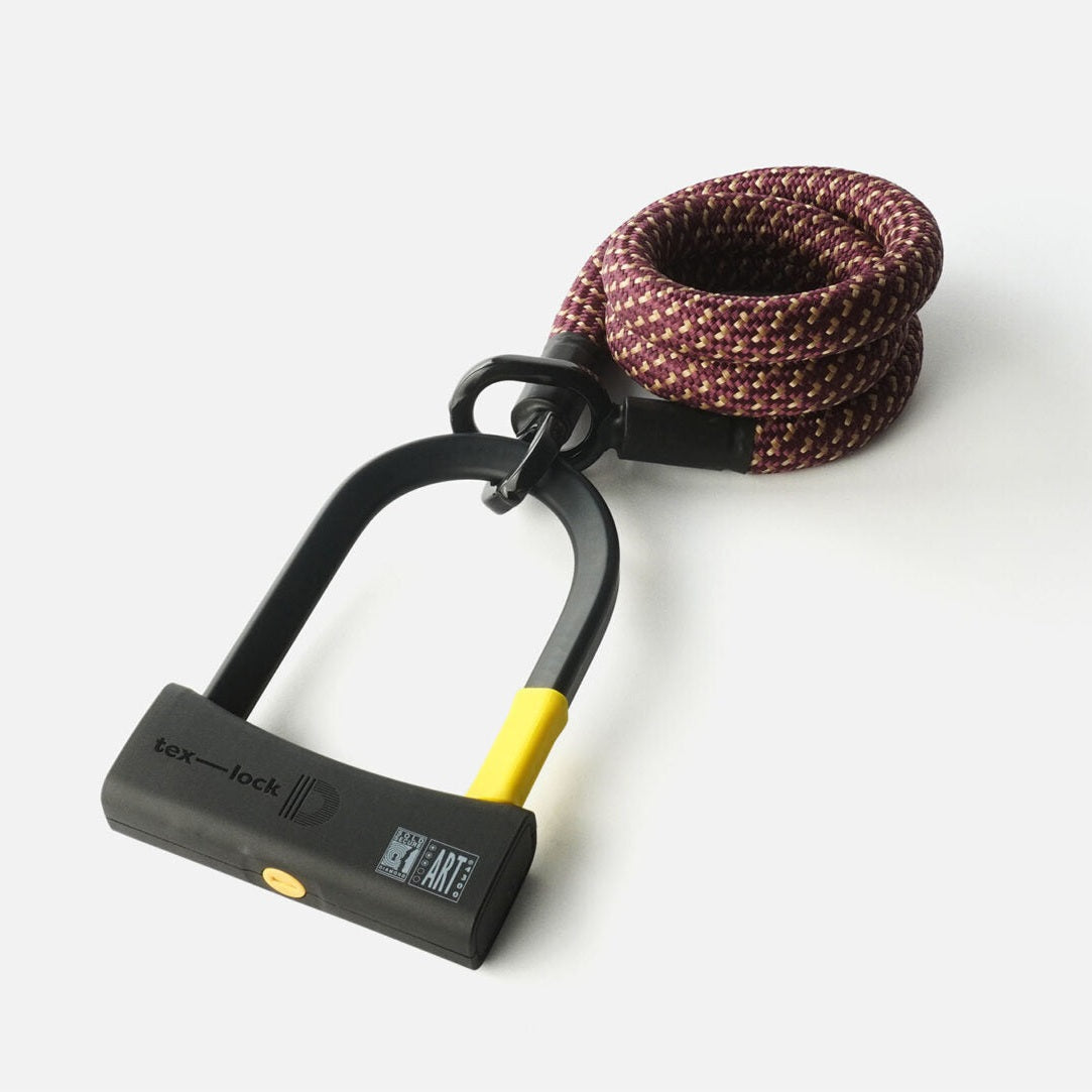 Texlock Eyelet – Bordeaux/Beige – M (120cm) – D-slot - AE-trading