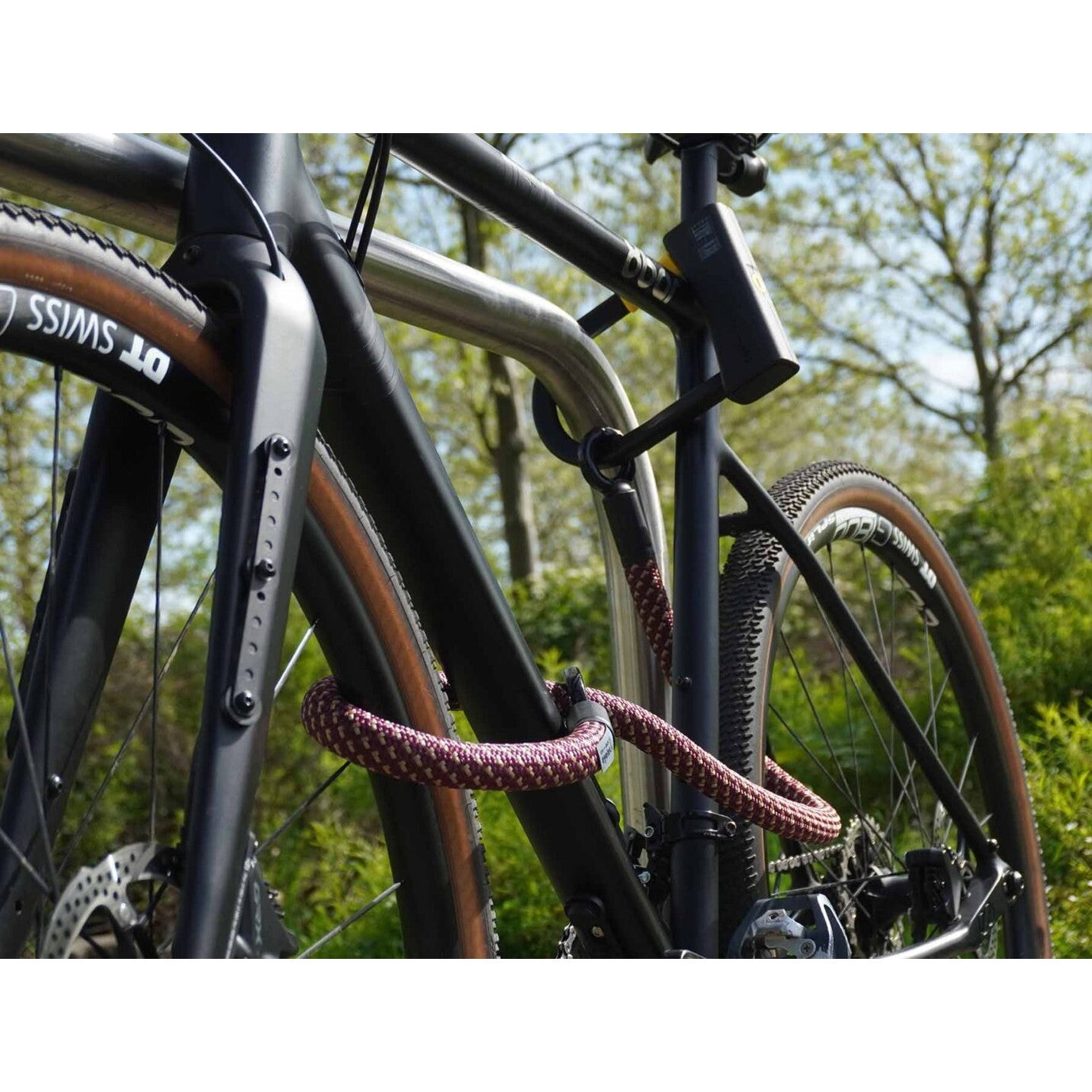 Texlock Eyelet – Bordeaux/Beige – M (120cm) – D-slot - AE-trading