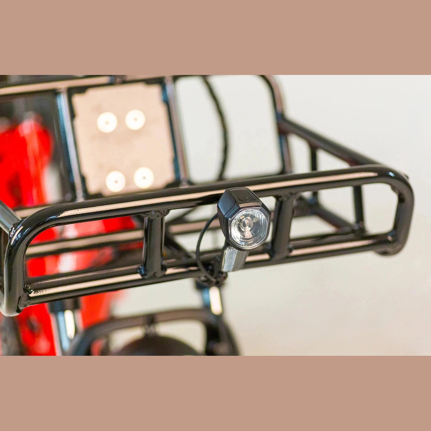 Tomos E-Cargo Fat 2 Longtail Fatbike - Rood - AE-trading