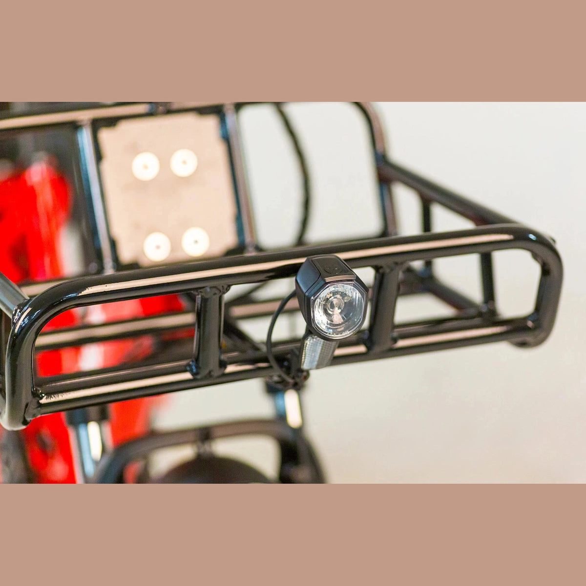 Tomos E-Cargo Fat 2 Longtail Fatbike – Rood - AE-trading