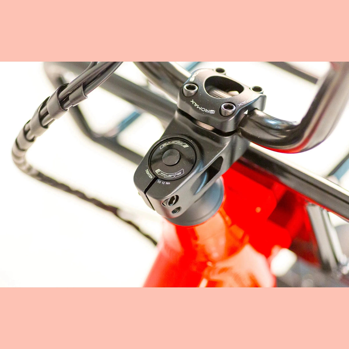 Tomos E-Cargo Fat 2 Longtail Fatbike – Rood - AE-trading