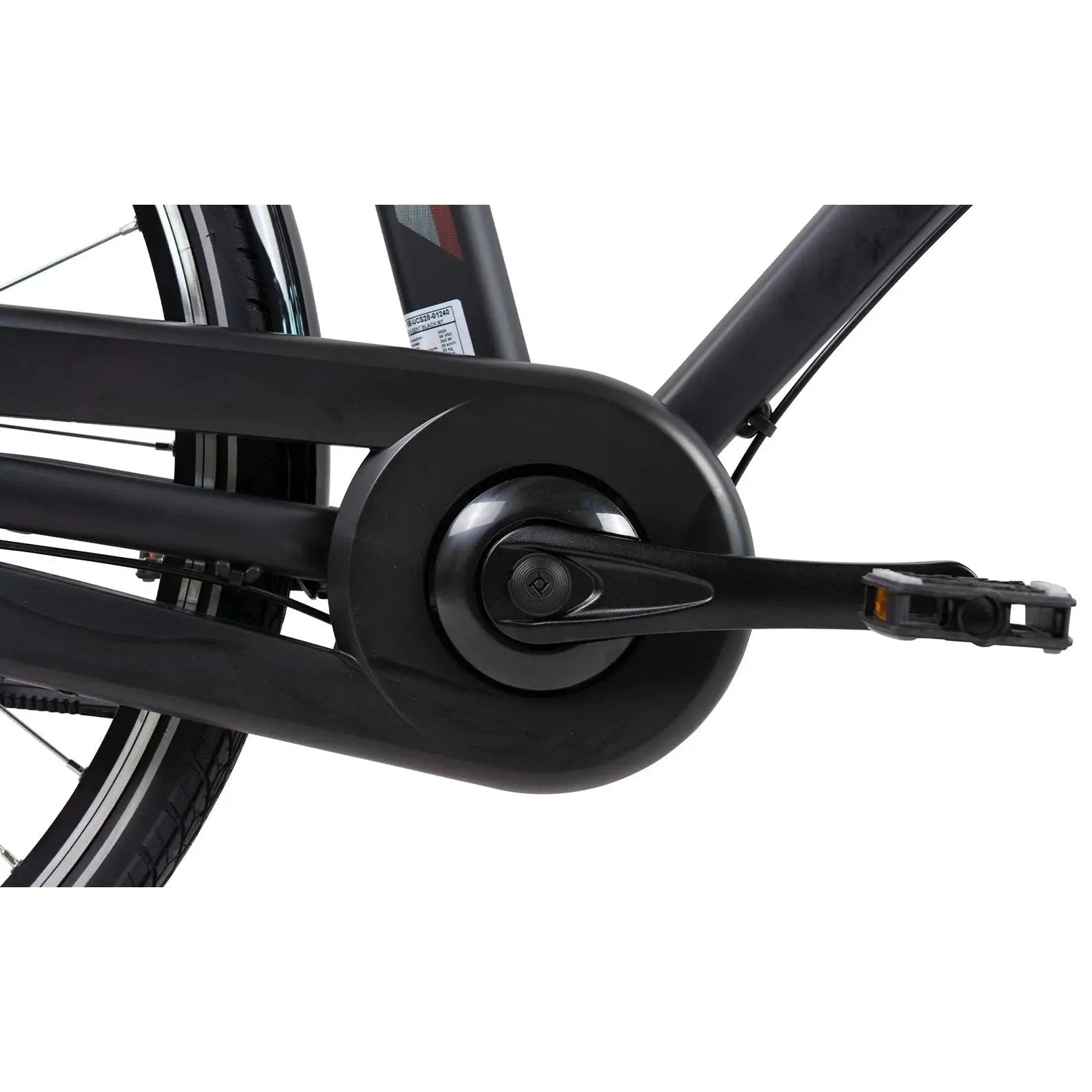 Tomos E-Gent Elektrische Fiets - Hoge Instap - Zwart - AE-trading