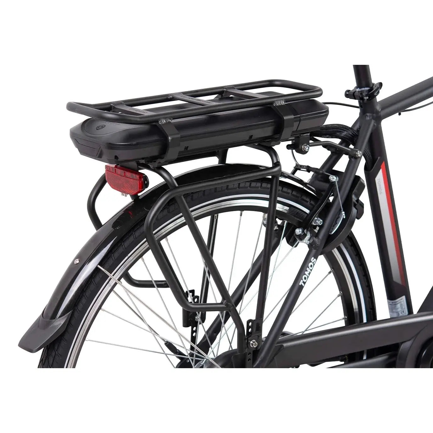 Tomos E-Gent Elektrische Fiets - Hoge Instap - Zwart - AE-trading