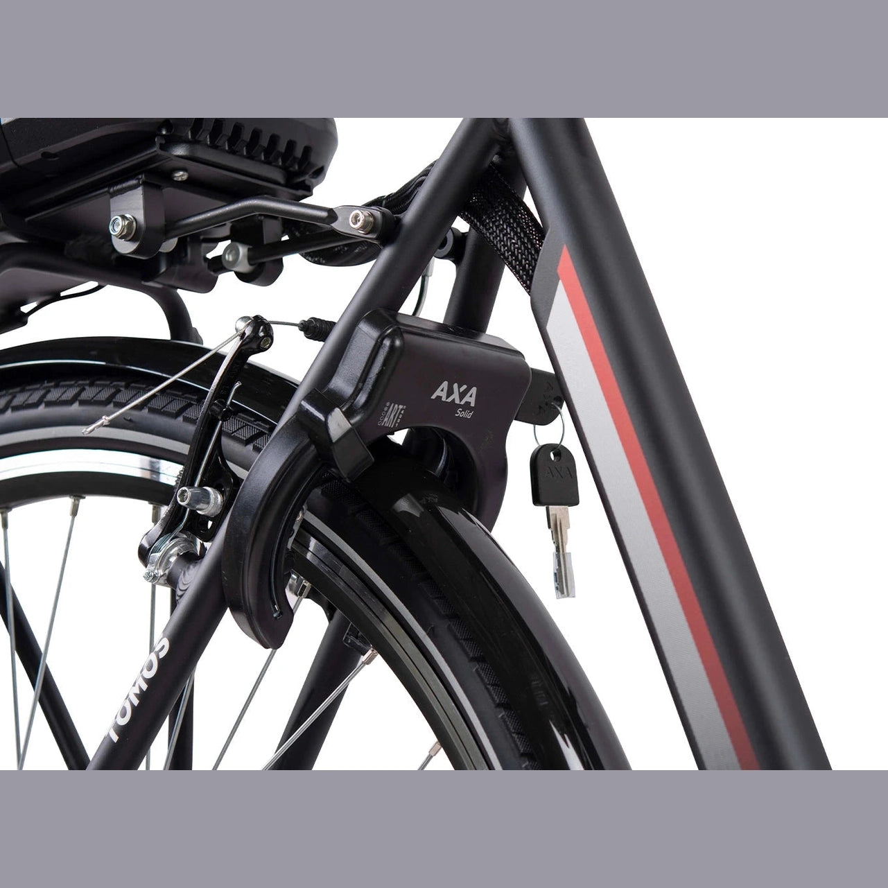 Tomos E-Gent Elektrische Fiets - Hoge Instap - Zwart