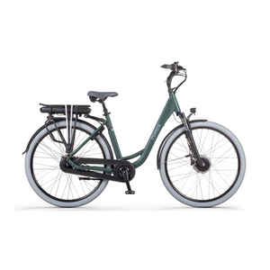 Tomos EB 07 - Elektrische Fiets - Mat Groen - 28 inch - 55 cm - Accu 522Wh - 250W Ananda Voorwielmotor - Shimano Nexus 7 Versnellingen - Hydraulische Schijfremmen