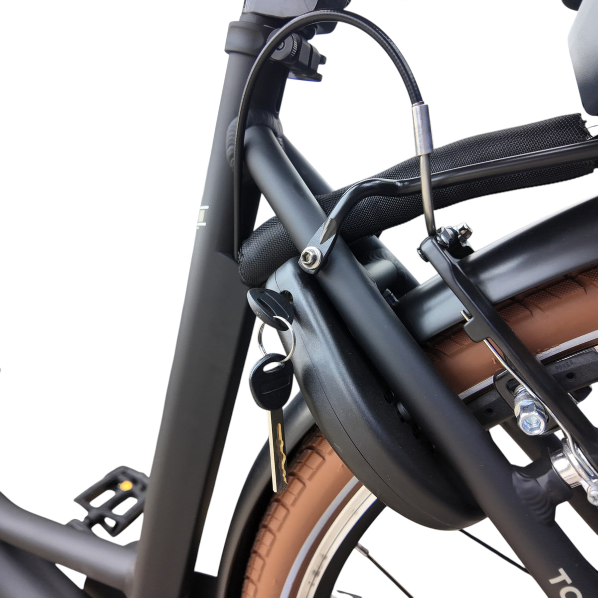 Tomos EB 12 - Elektrische Fiets - Mat Zwart - Lage Instap - 50cm - AE-trading