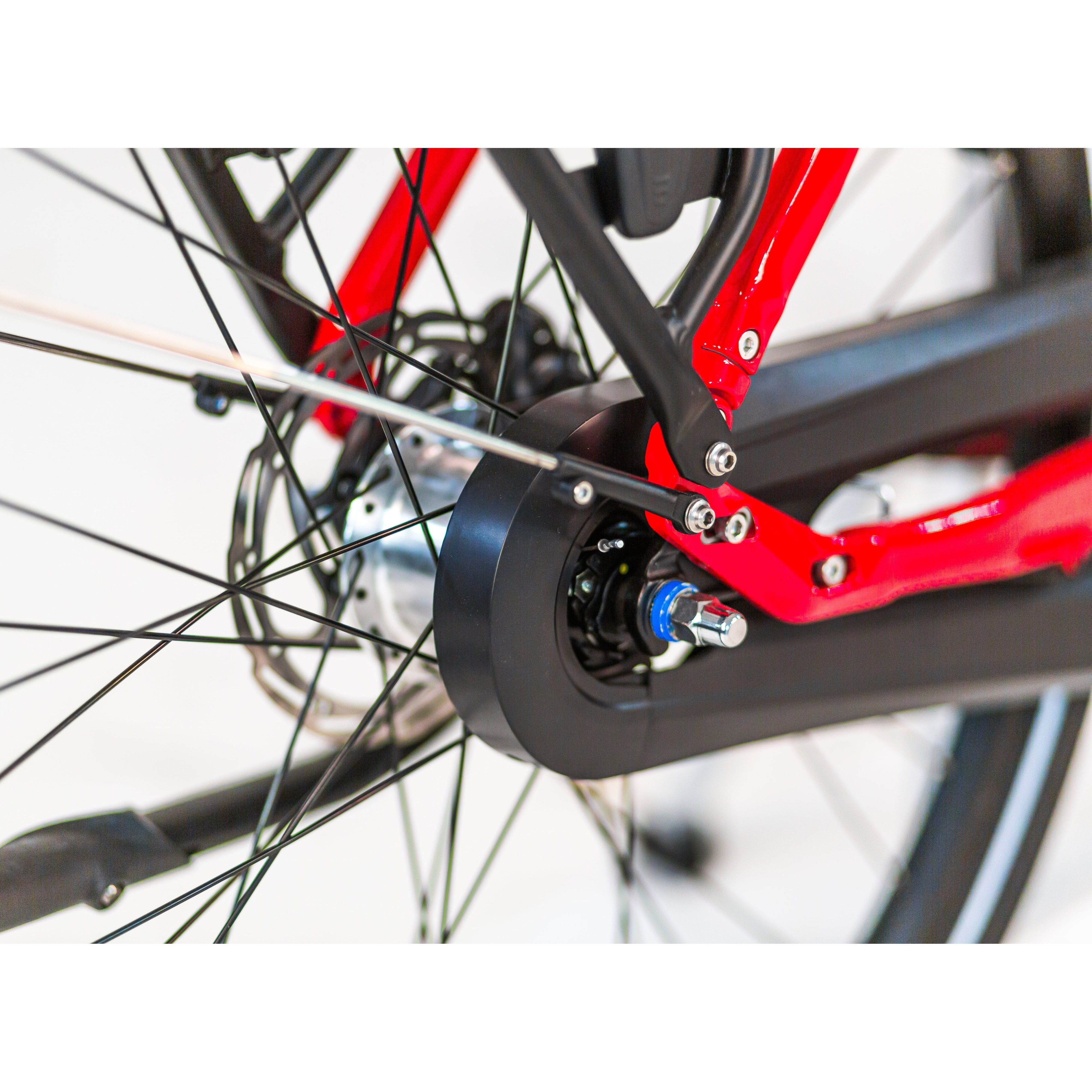 Tomos EB 14 - Red Glossy - Lage Instap - 55m - 748Wh - AE-trading