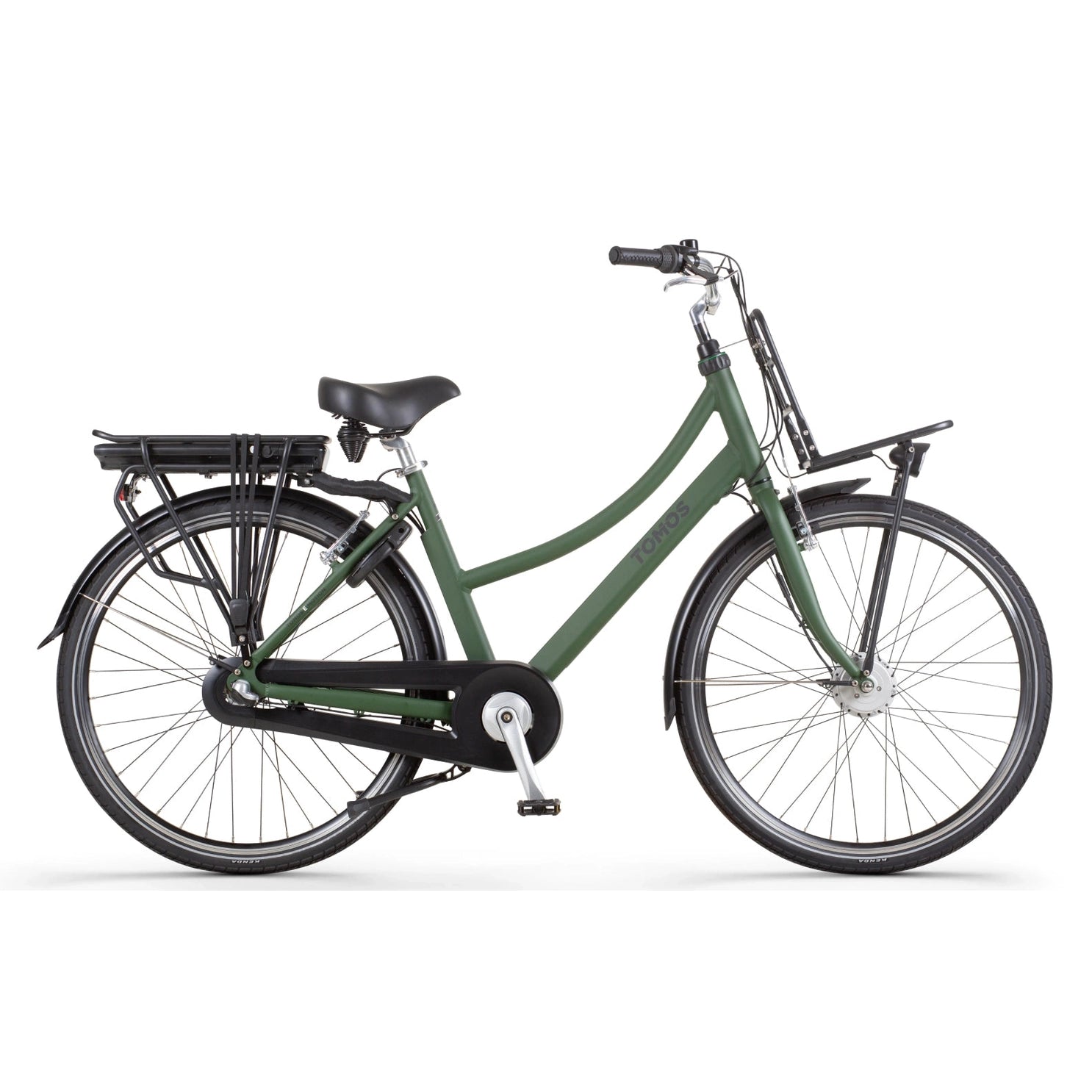 Tomos EB 15 - Elektrsiche Fiets - Mat Legergroen - 55 cm - AE-trading
