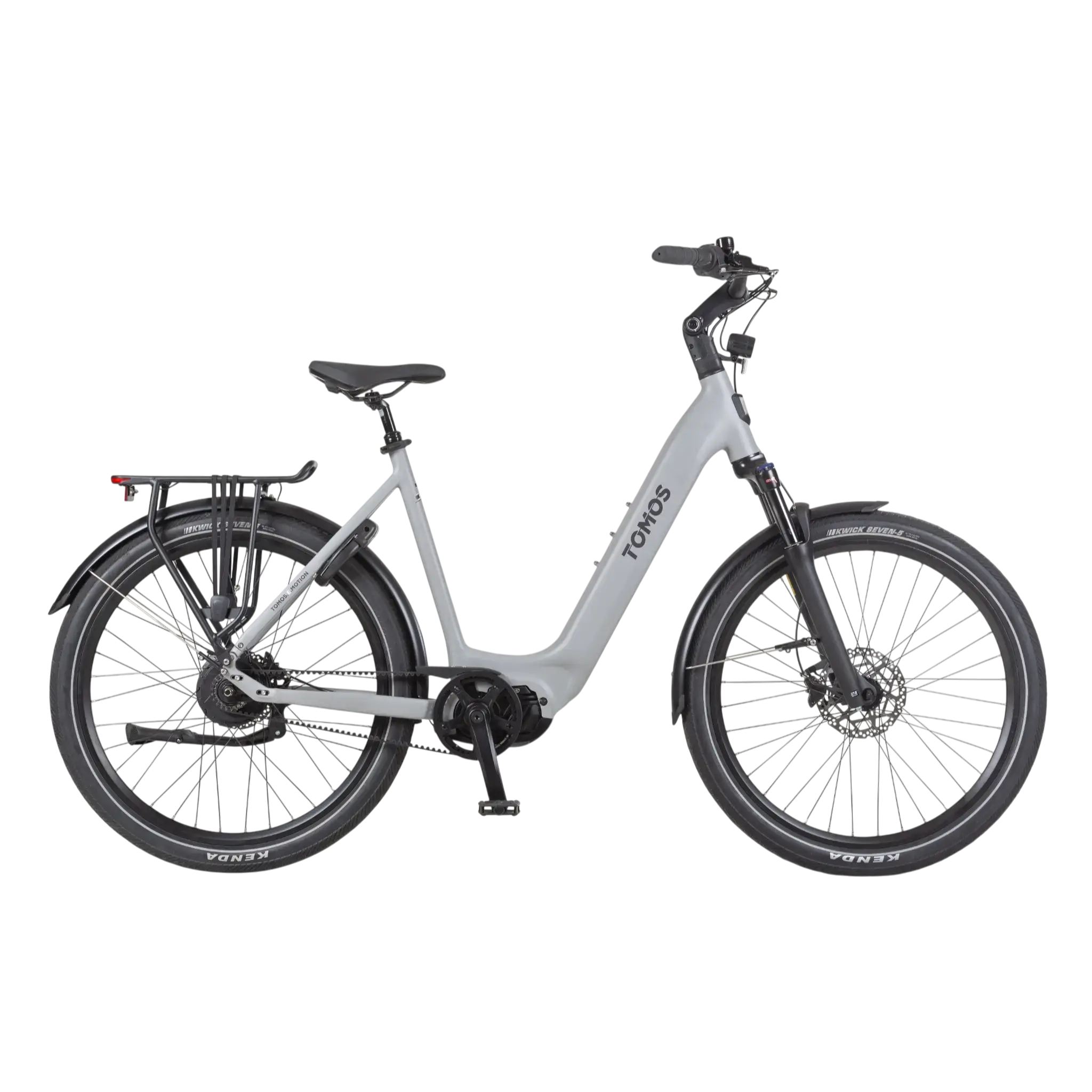 Tomos EB 22 Elektrische Fiets - Pastel Mat Grijs - 50 cm - Middenmotor - AE-trading