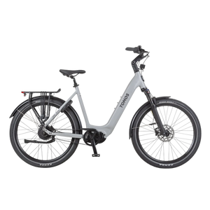 Tomos EB 22 Elektrische Fiets - Pastel Mat Grijs - 50 cm - Middenmotor - AE-trading