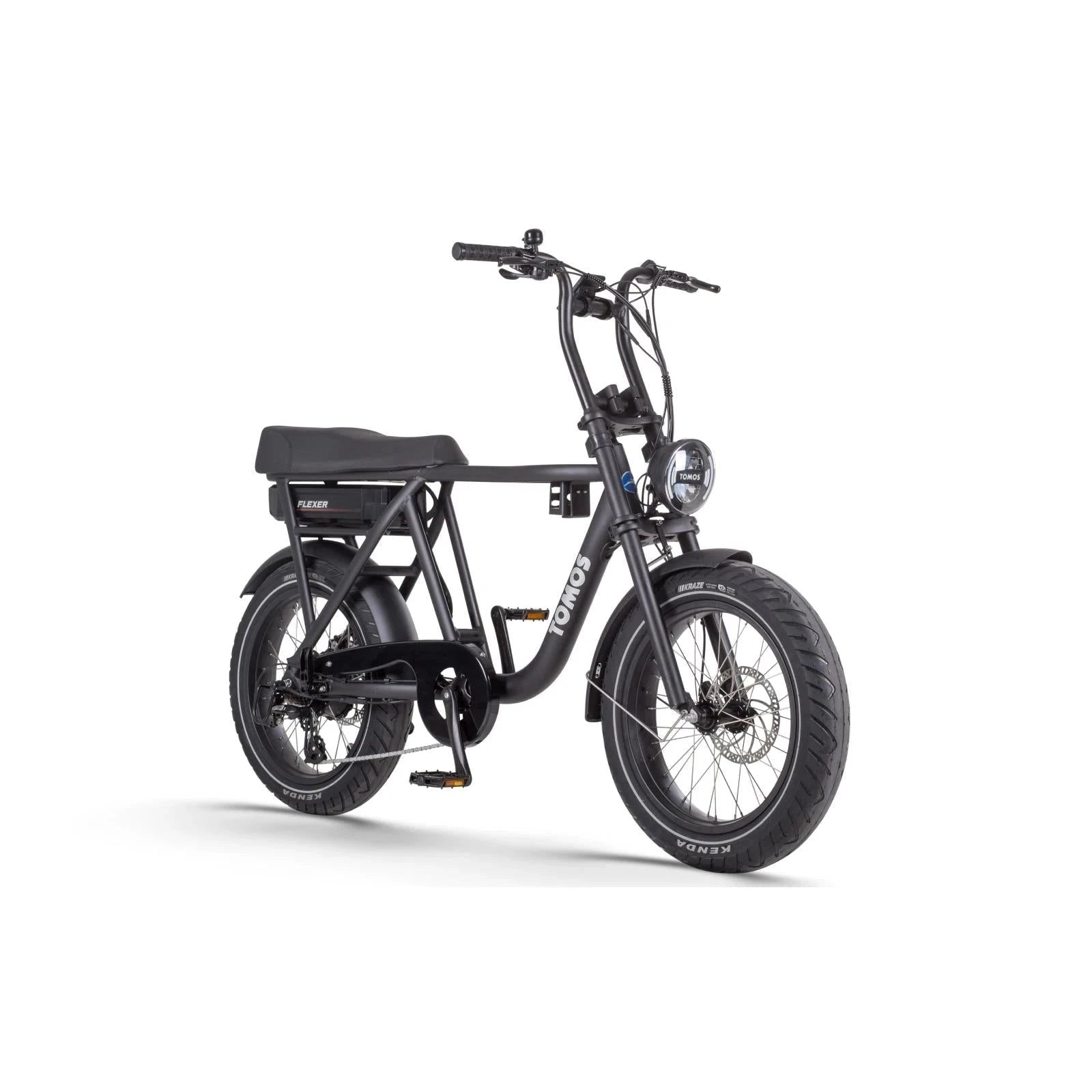 Tomos Flexer Fatbike - Hoge Instap - Mat Zwart