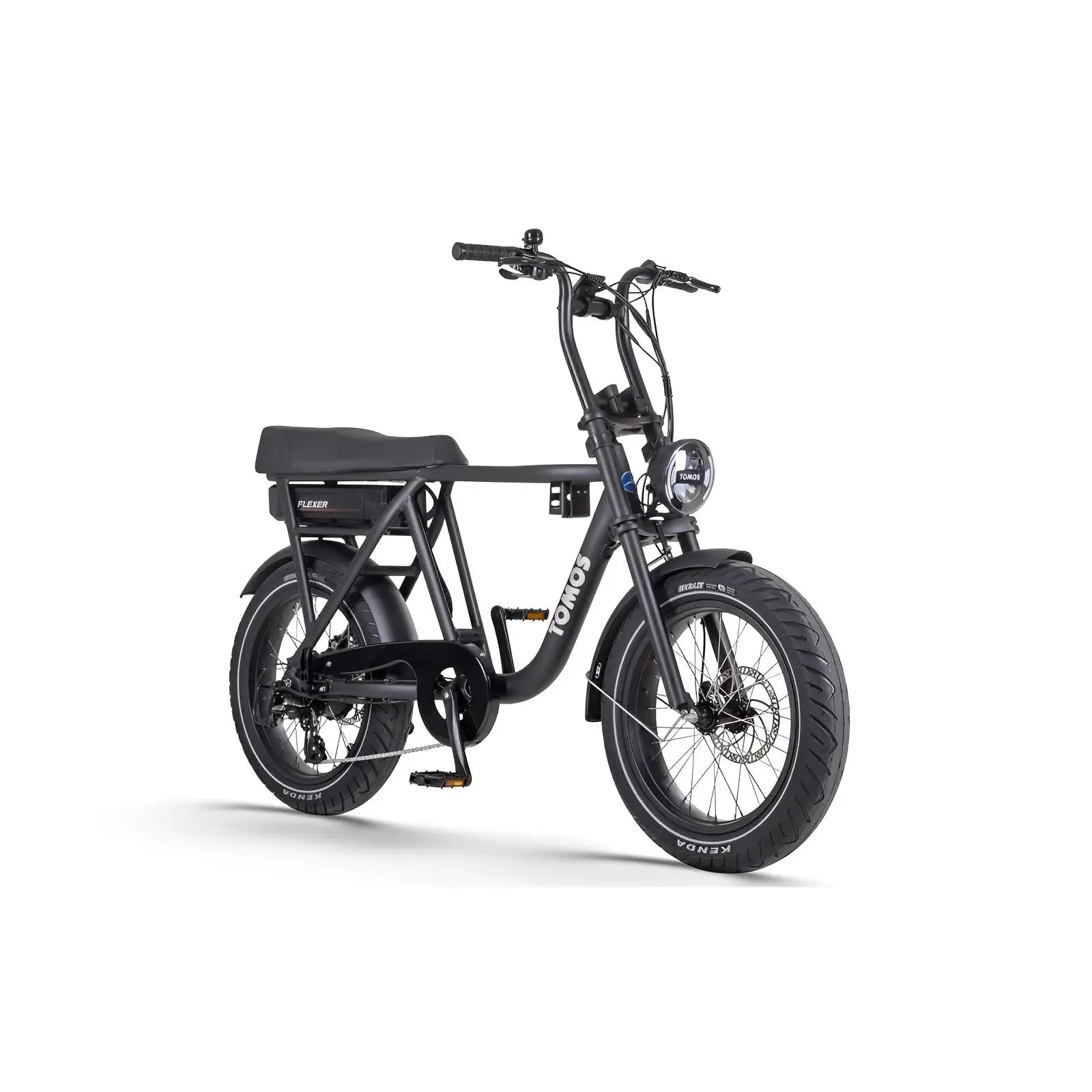 Tomos Flexer Fatbike - Hoge Instap - Mat Zwart - AE-trading