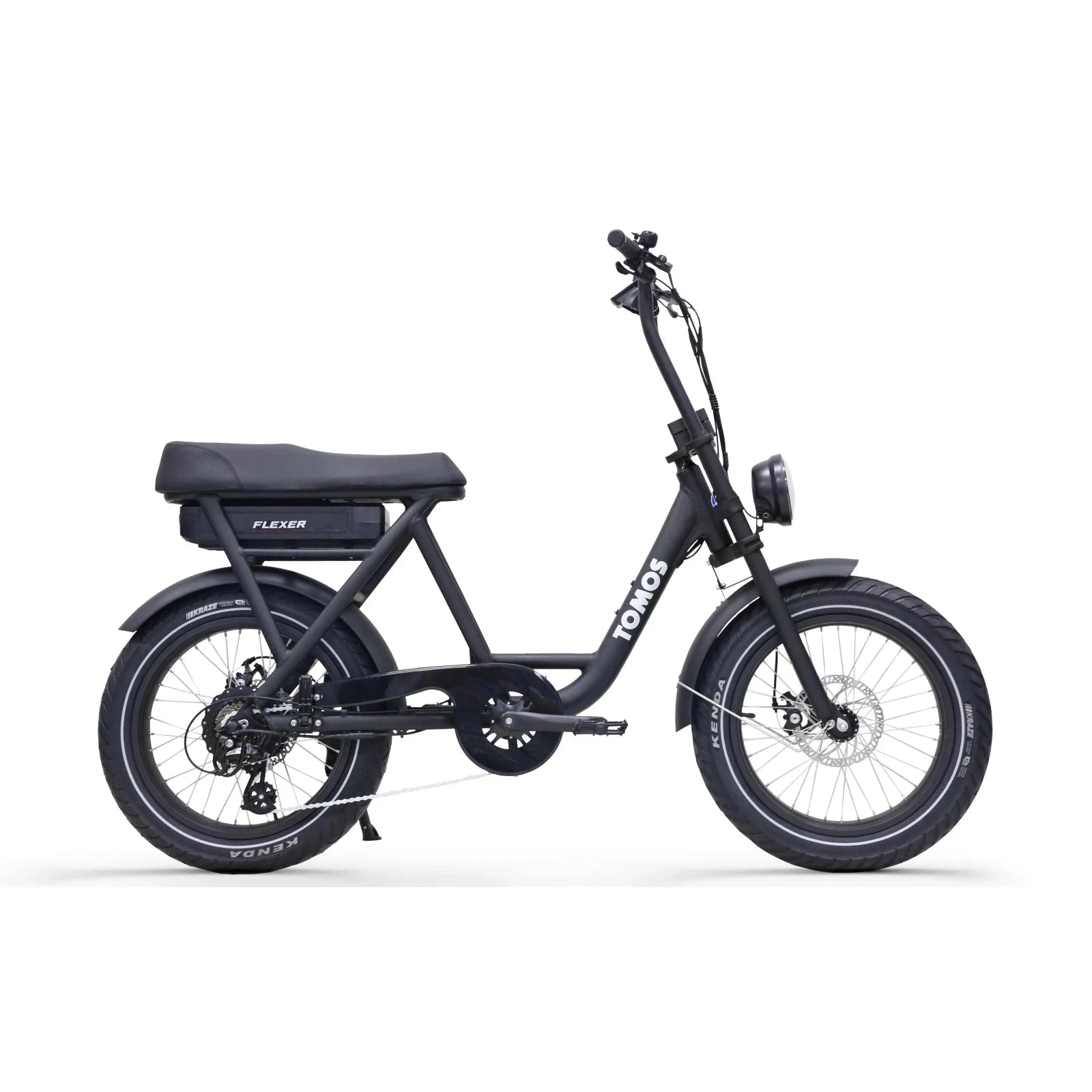 Tomos Flexer Fatbike - Lage Instap - Mat Zwart