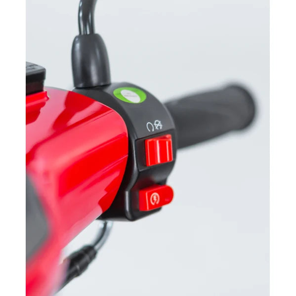Tomos GS 01 – Glossy Red – Euro 5+ Benzinescooter – 49cc – 2,1 kW – CVT – LED-verlichting – 10 inch wielen - AE-trading