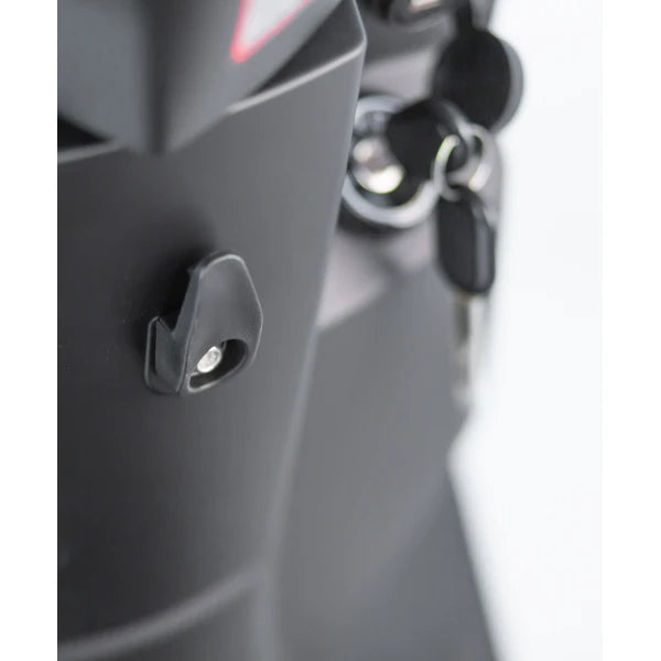 Tomos GS 01 – Mat Zwart – Euro 5+ Benzinescooter – 49cc – 2,1 kW – CVT – LED-verlichting – 10 inch wielen - AE-trading