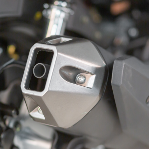 Tomos GS 02 – Grijs – Euro 5+ Benzinescooter – 49cc – 1,9 kW – CVT – LED-verlichting – 16/14 inch wielen - AE-trading