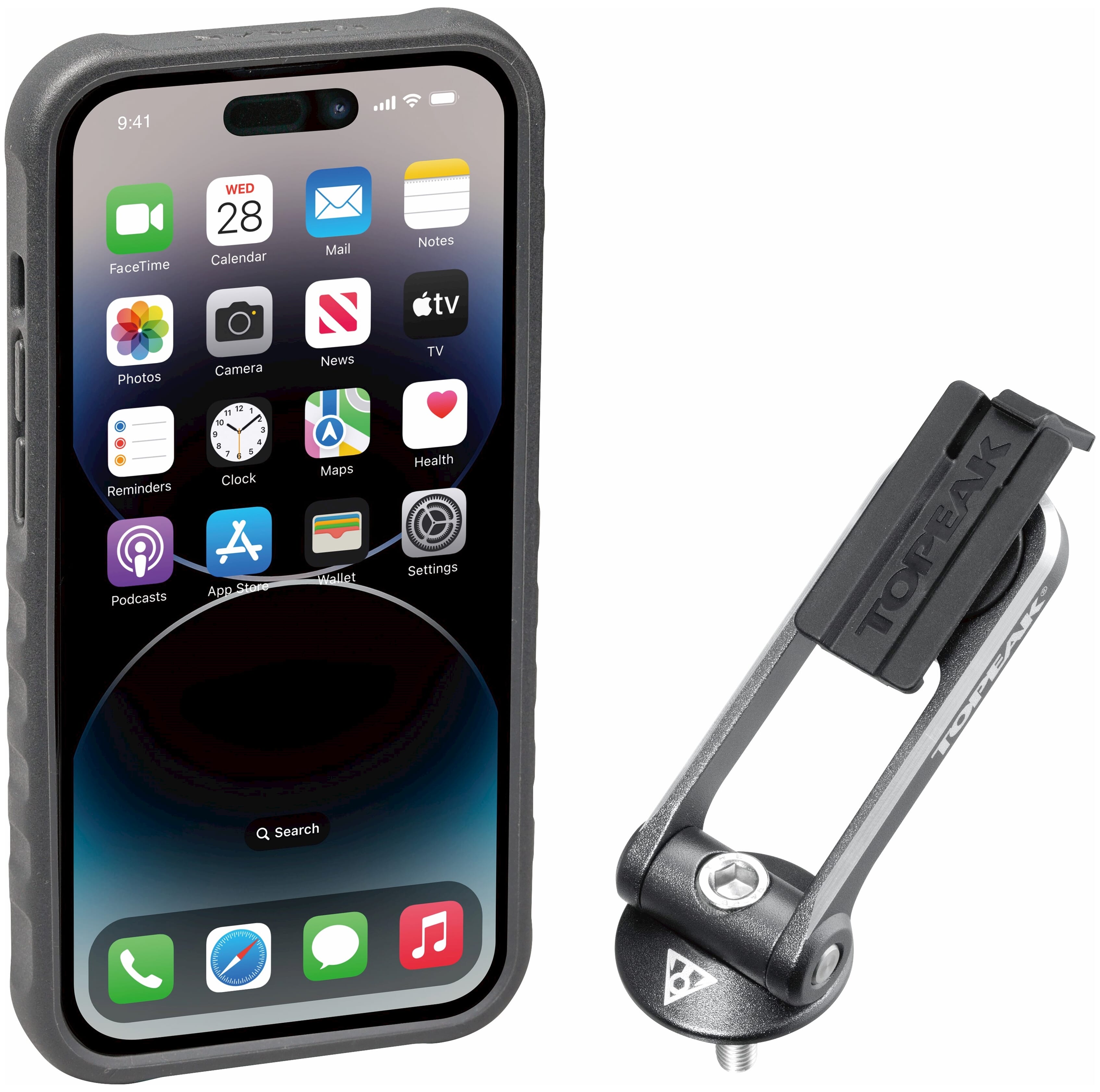 Topeak RideCase iPhone 14 Pro incl. bevestiging - AE-trading