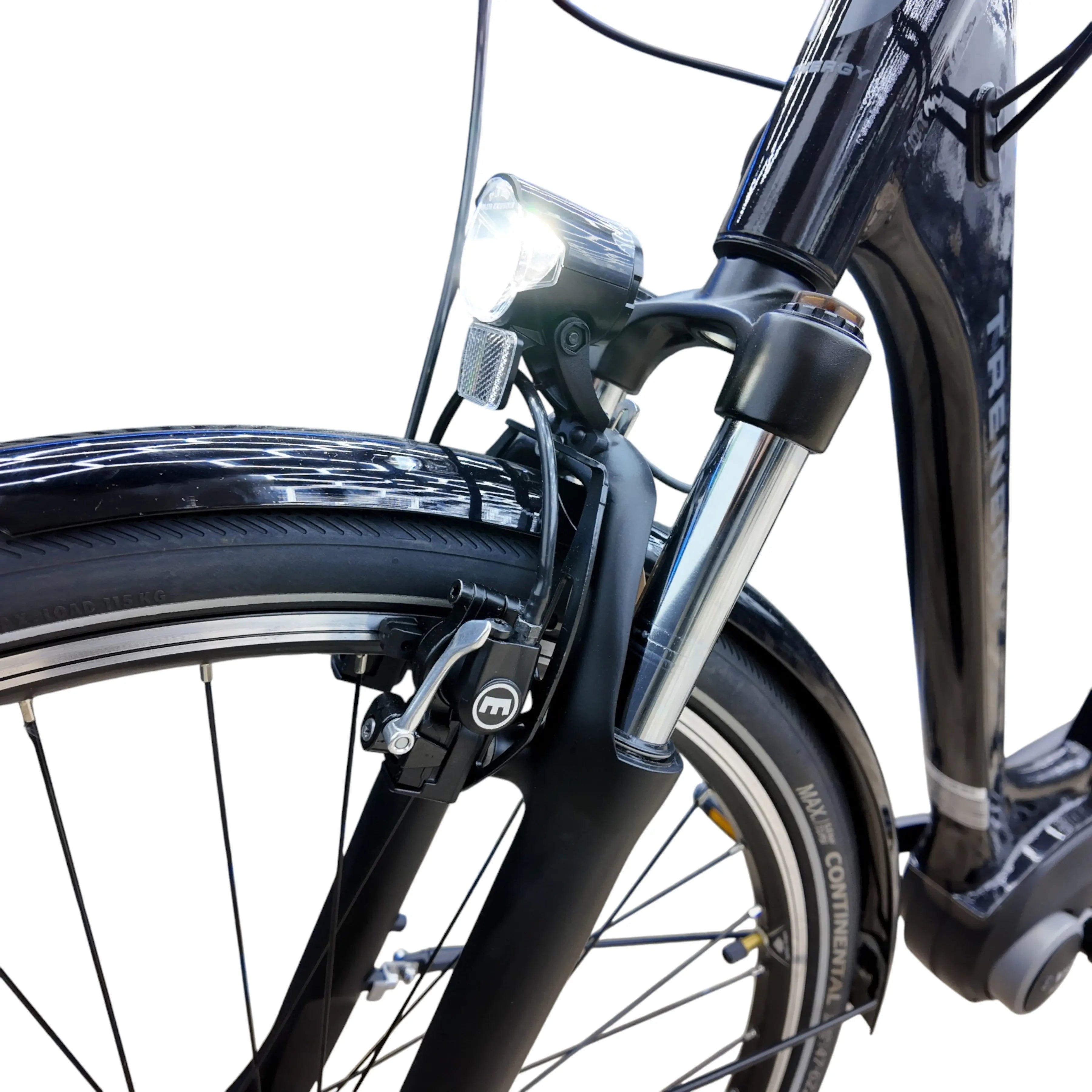 Trenergy Montes N7 Elektrische Fiets - Zwart - Dames 55cm - 400Wh - AE-trading
