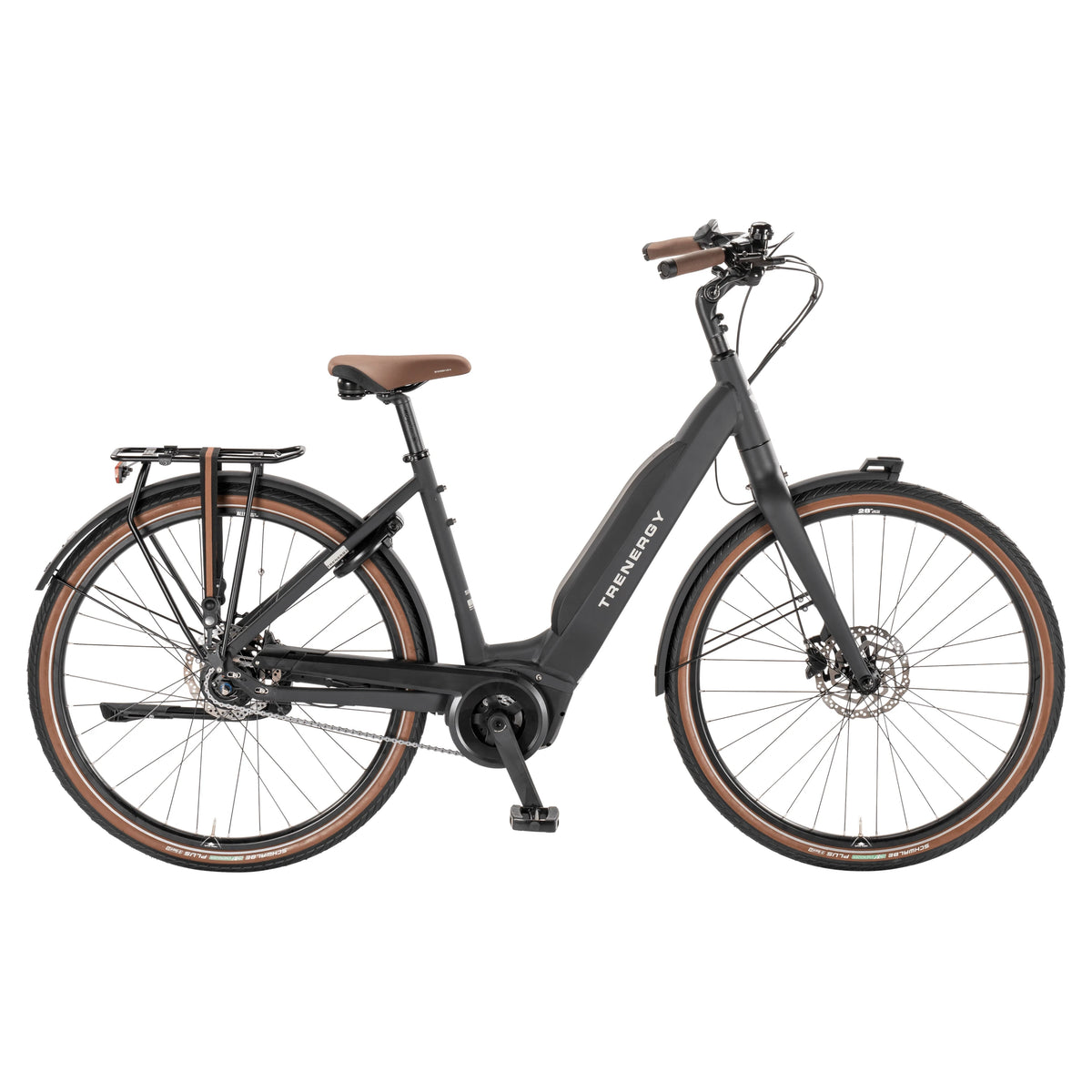 Trenergy Sintra N8 Elektrische Fiets - Mat Zwart - Dames 49cm - 500Wh - AE-trading