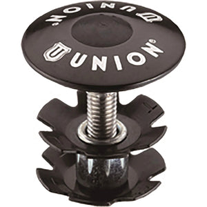 Union balhoofd plug/kap Ahead 1 inch zwart - AE-trading