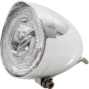 Union koplamp UN-4930 Retro dynamo 40 lux chroom - AE-trading