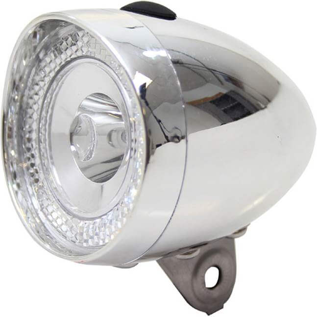 Union koplamp UN-4955 Retro mini batterij chroom op kaart - AE-trading
