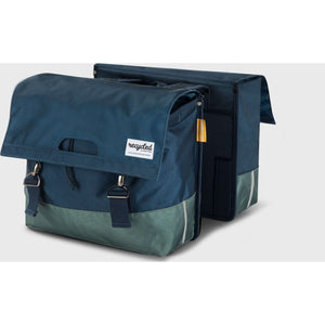 Urban Proof fietstas dubbel 40L recycled blauw groen - AE-trading