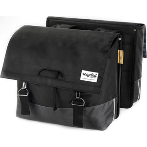 Urban Proof fietstas dubbel 55L recycled zwart / grijs - AE-trading