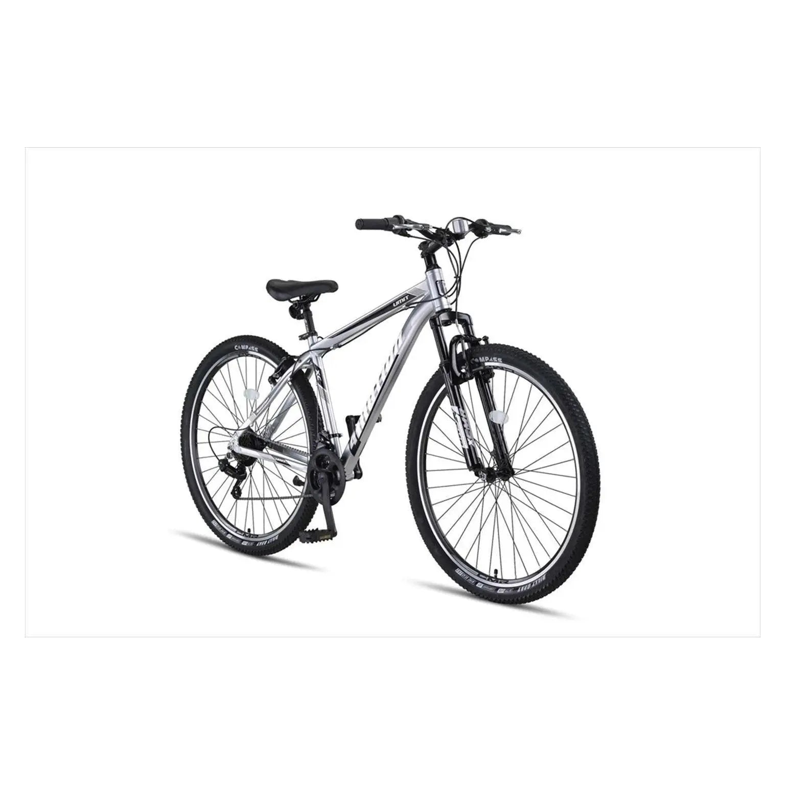 Umit 4 motion 29 inch V-Brakes - Chroom-Zwart - Jongensfiets - AE-trading