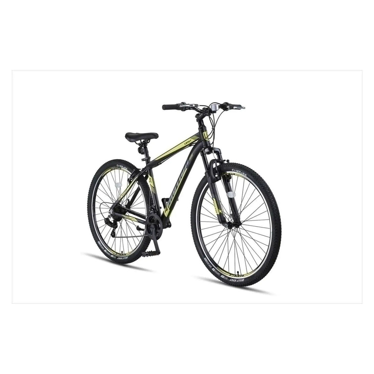 Umit 4 motion 27.5 inch V-Brakes - Zwart-Geel - Jongensfiets - AE-trading
