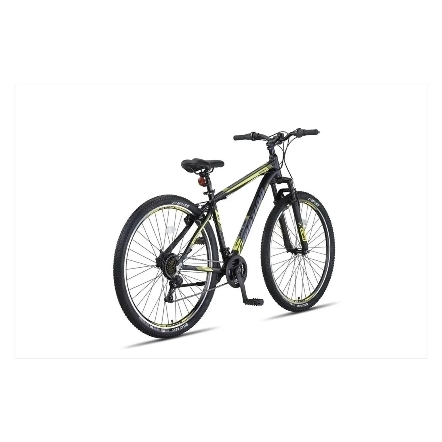 Umit 4 motion 29 inch V-Brakes - Zwart-Geel - Jongensfiets - AE-trading