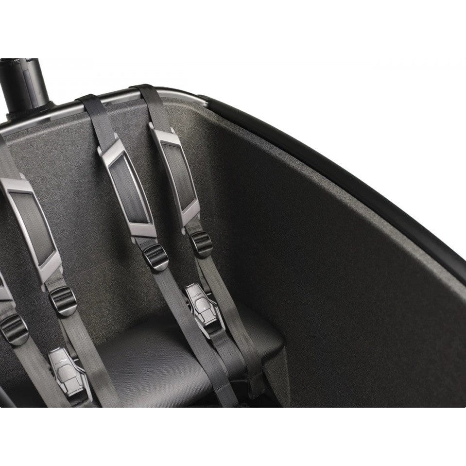 Urban Arrow Family Cargo Line 85Nm – Zwart – Elektrische Bakfiets – Enviolo Automatiq – 500Wh – Incl. Regenhuif & Extra Zitbankje - AE-trading