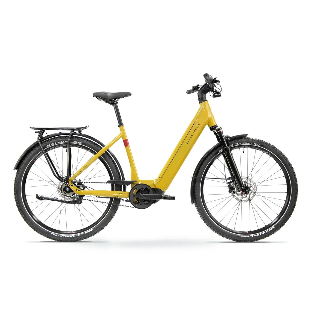 Urban Jungle Ginza 2.0 Elektrische Fiets - Elektrische Stadsfiets - Ochre Yellow - 600Wh (2025) - AE-trading