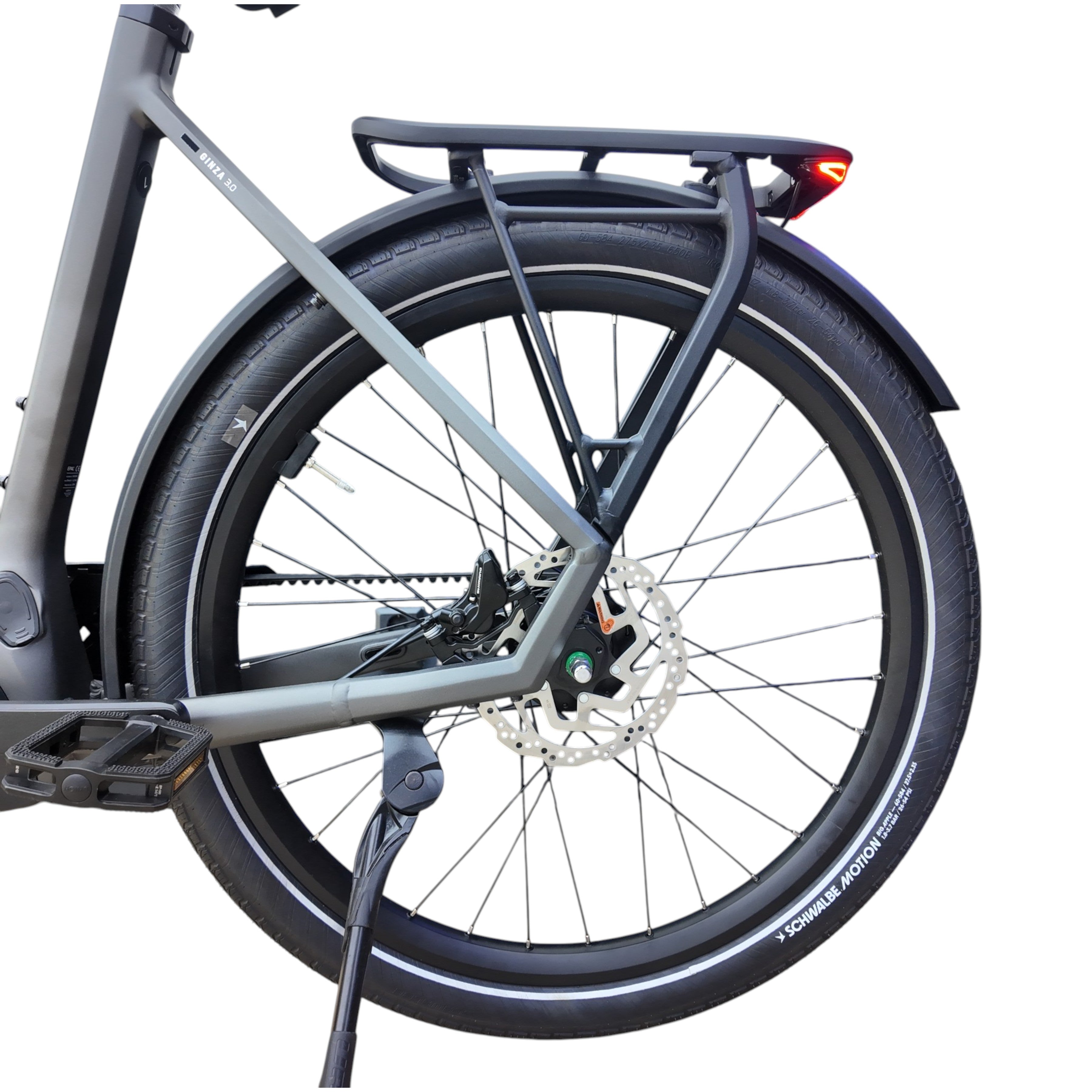 Urban Jungle Ginza 3.0 Elektrische Fiets – Wave – 49cm – 600Wh – Slate Grey Matt (2026) - AE-trading