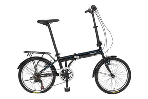 Wheelerz Vouwfiets 20" Zwart Shimano Tourney TX 6-speed - AE-trading