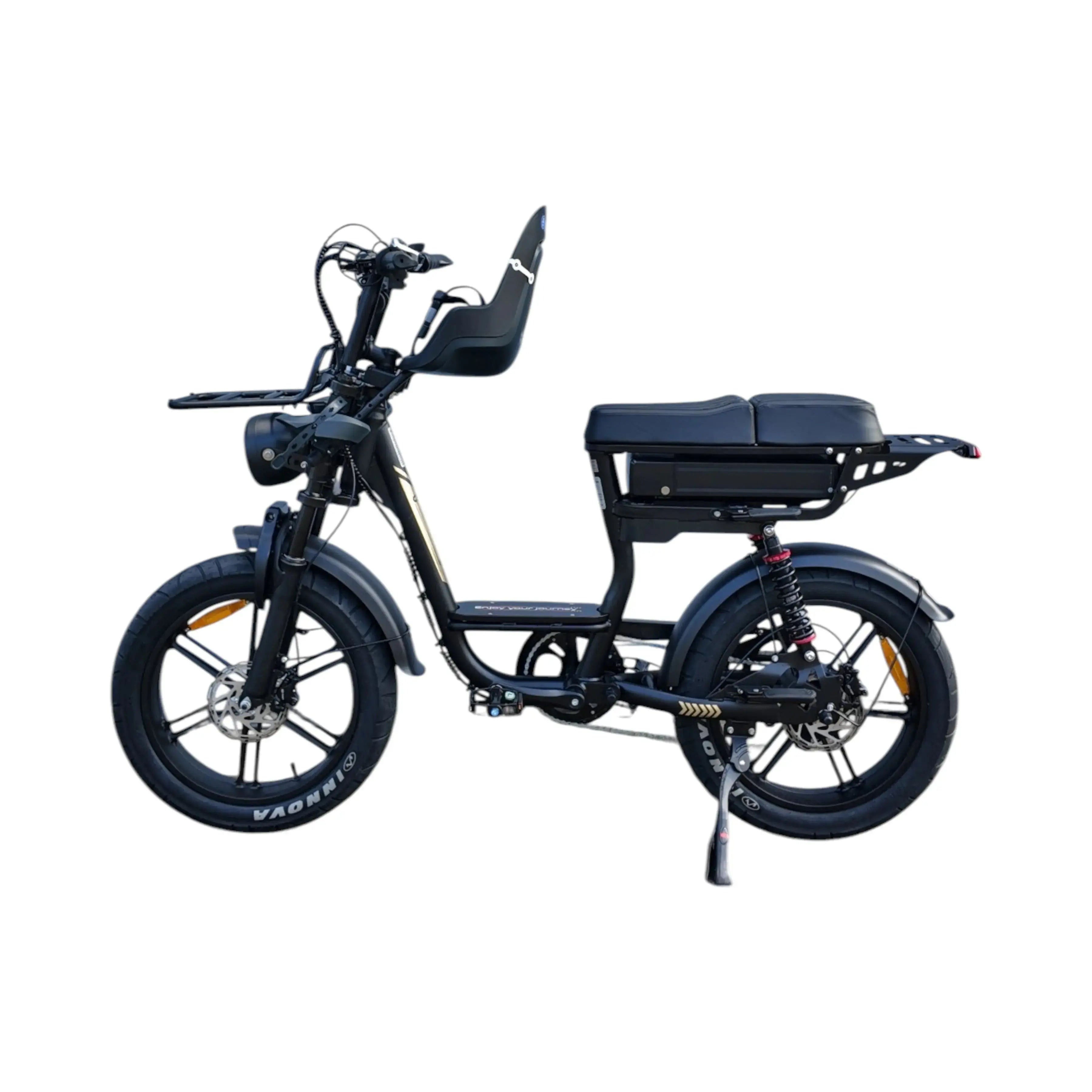 V20 Comfort Family - Zwart - 2026 Model (Inclusief Voorzitje) - AE-trading