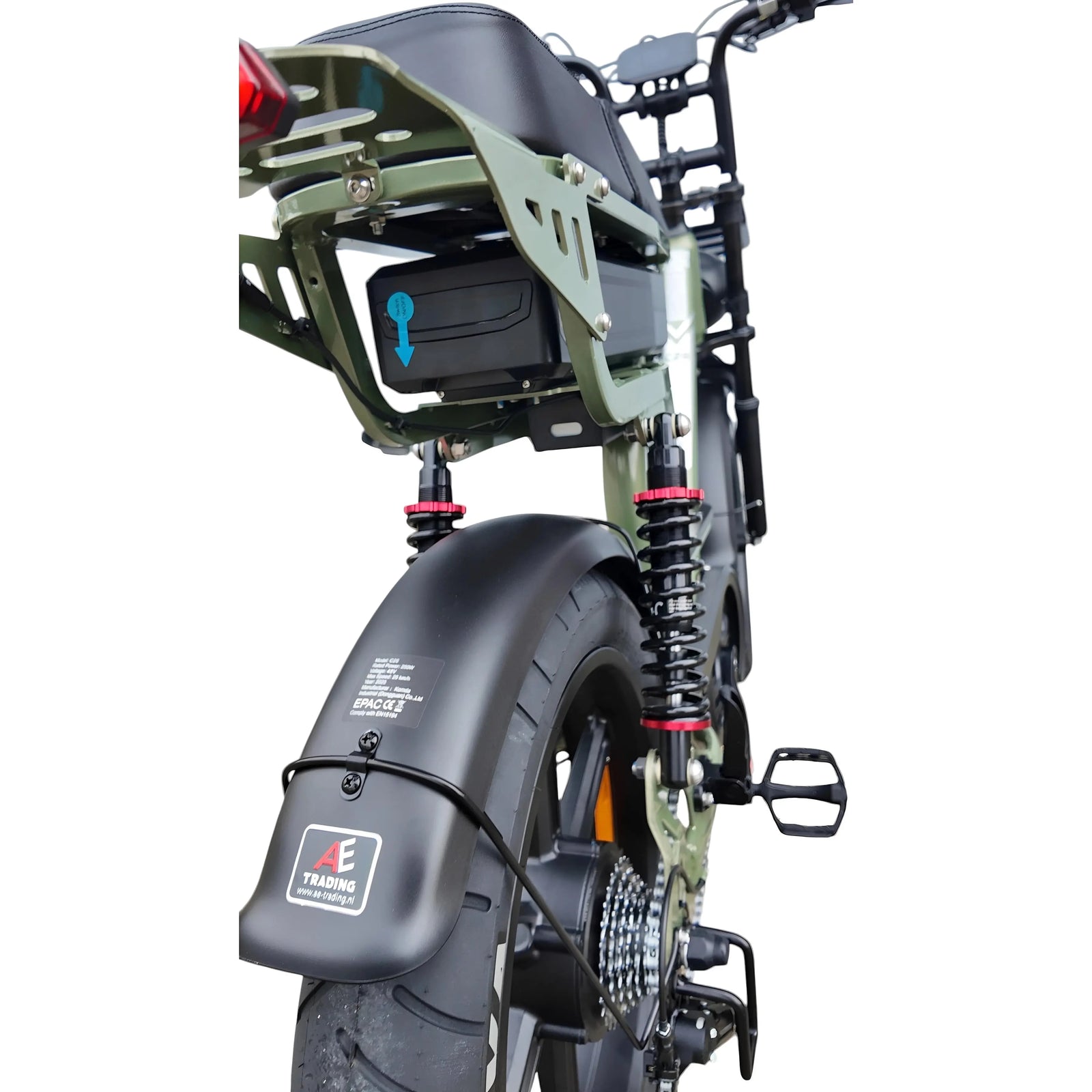 QmWheel V20 Comfort Fatbike – Groen – 2026 - AE-trading