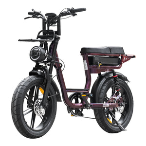 QmWheel V20 Comfort Fatbike – Paars – 2026 - AE-trading
