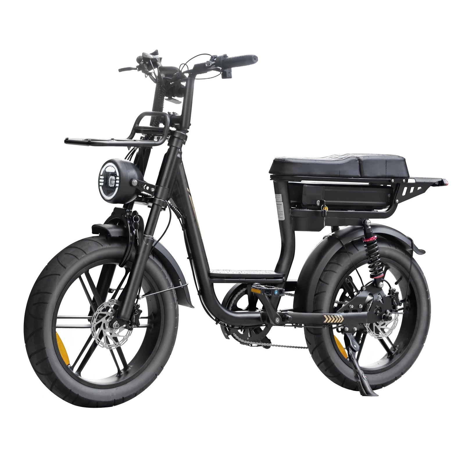 QmWheel V20 Comfort Fatbike – Zwart – 2026 - AE-trading