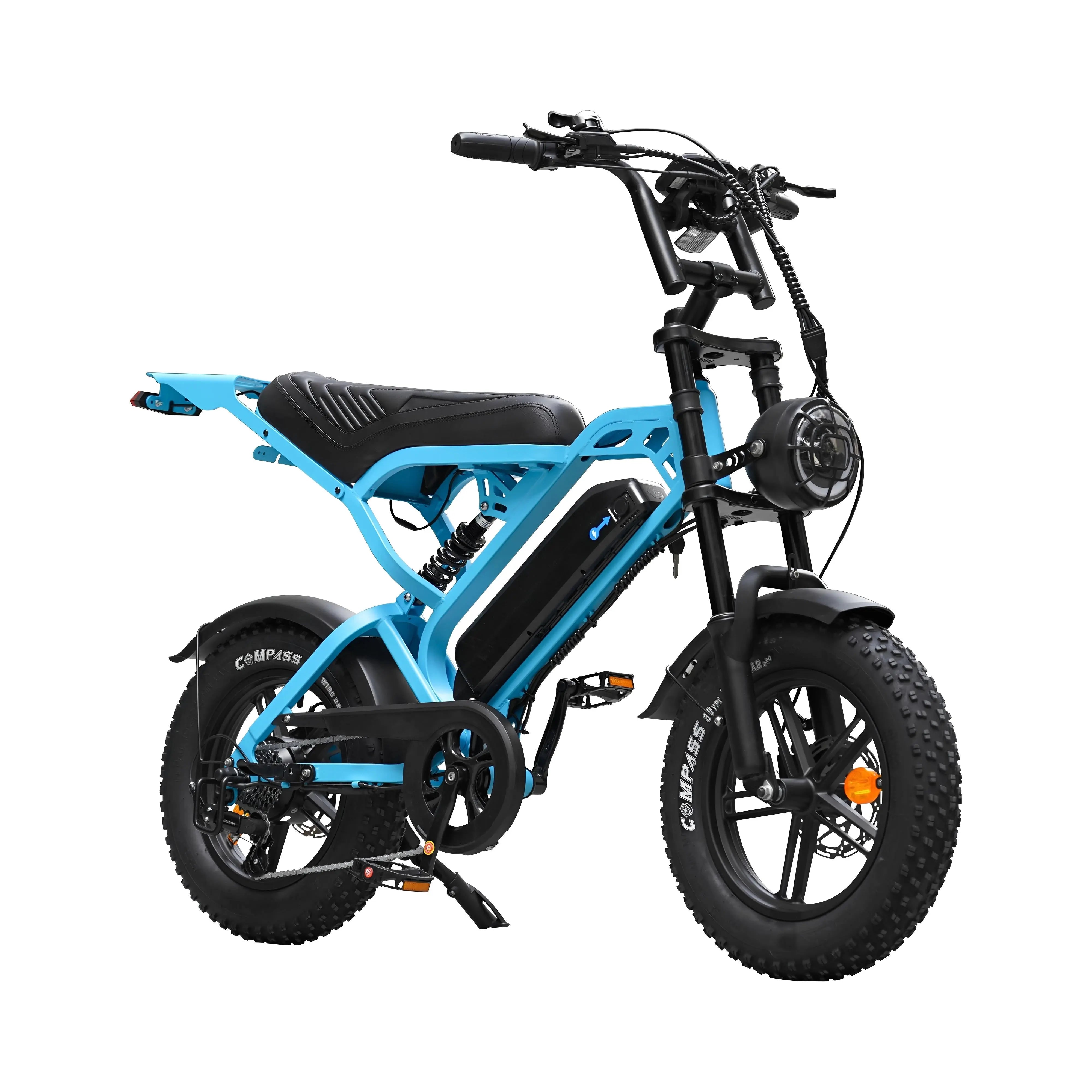V20 Mini - Lichtblauw - 468Wh - Elektrische Fatbike - AE-trading