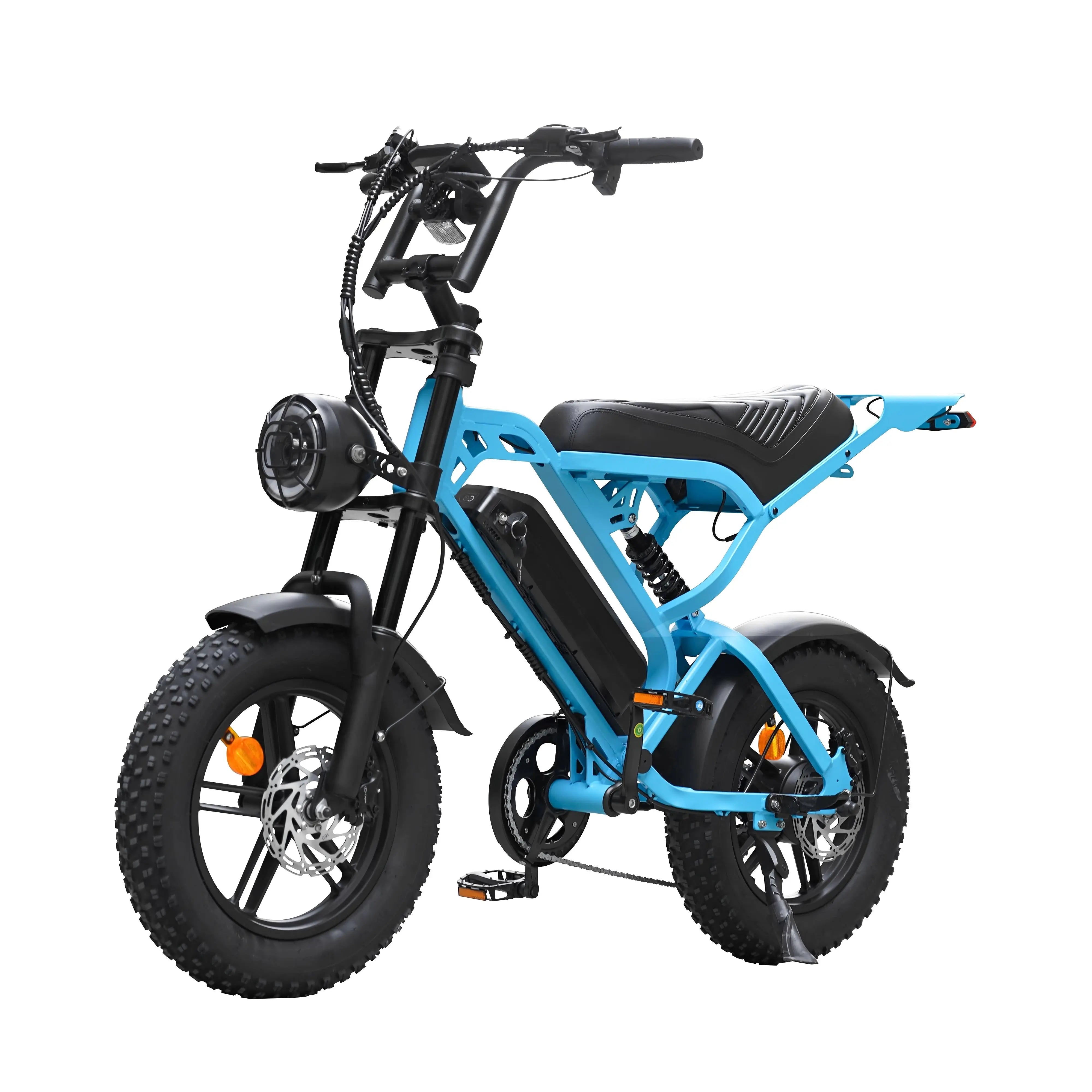 V20 Mini - Lichtblauw - 468Wh - Elektrische Fatbike - AE-trading