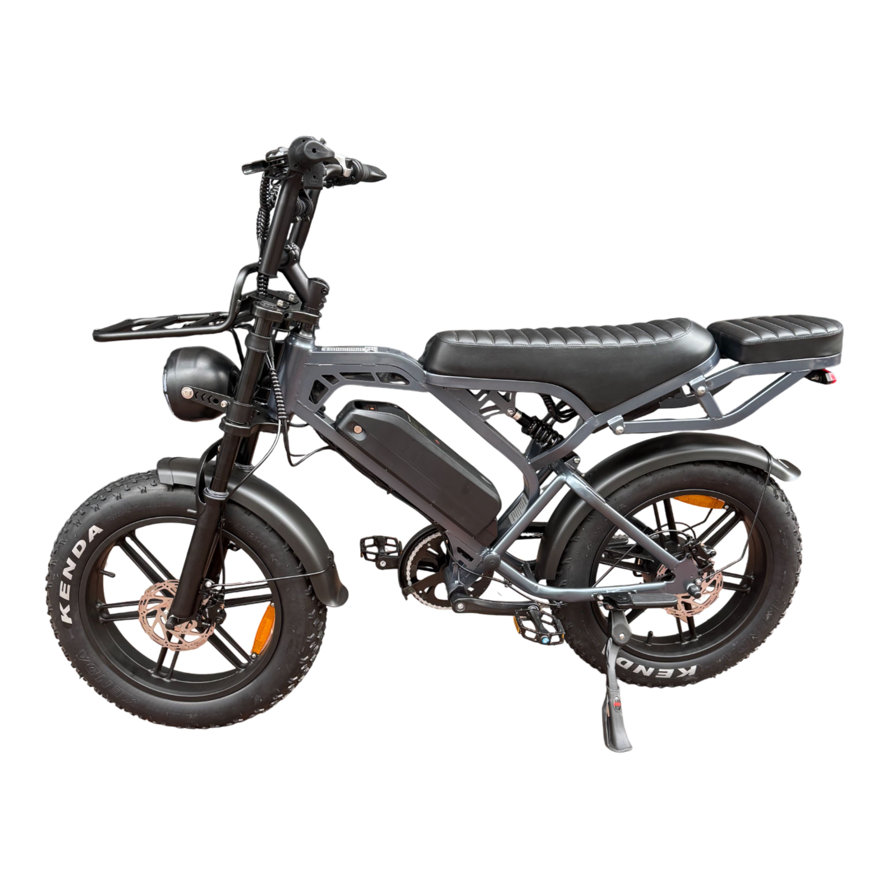 V20 Pro Fatbike Donker Grijs 2025 – Elektrische Fatbike – Hydraulische Remmen – Inclusief Accessoiresset - AE-trading